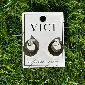 Vici Collection Gold Plated Hoops